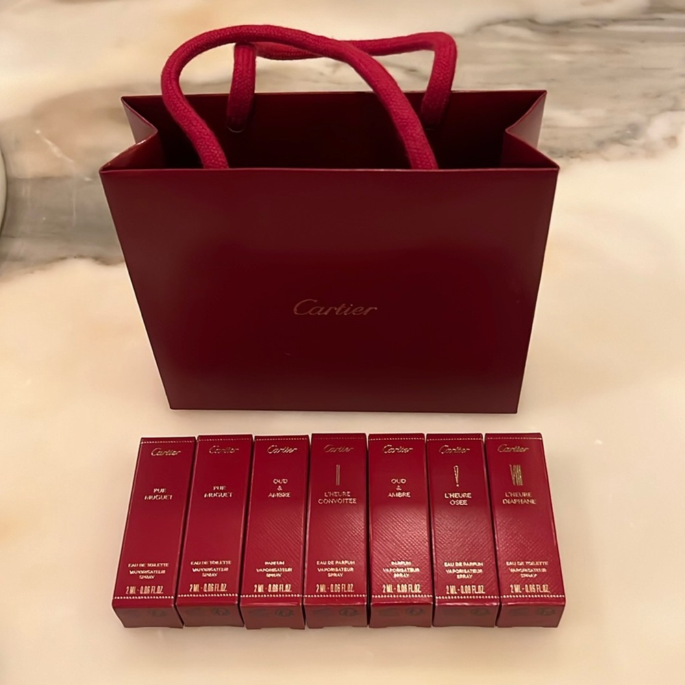 CARTIER Perfumes and bag